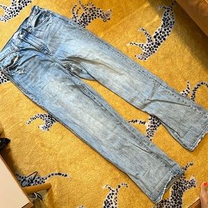 Pistola high rise Cassie Jean distressed denim sz 27